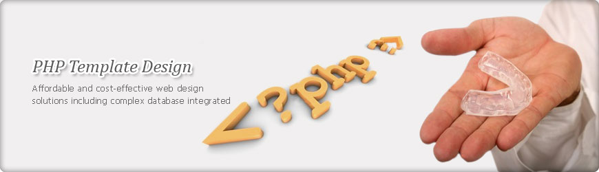 PHP Web Development, PHP Website Design, Dental PHP Templet Design
