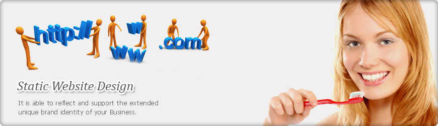 Static Website Design, Dentist Static Website Design